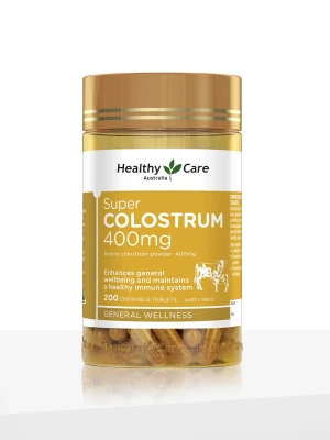 Healthy Care Super Colostrum 400mg 200 Tablets