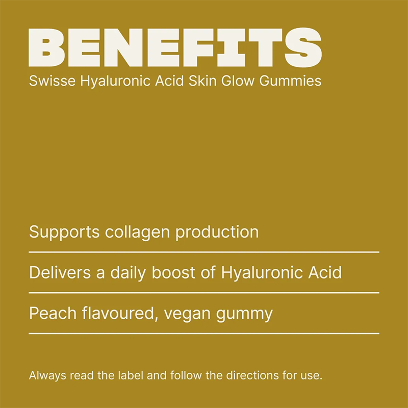 Swisse Hyaluronic Acid Skin Glow Gummies