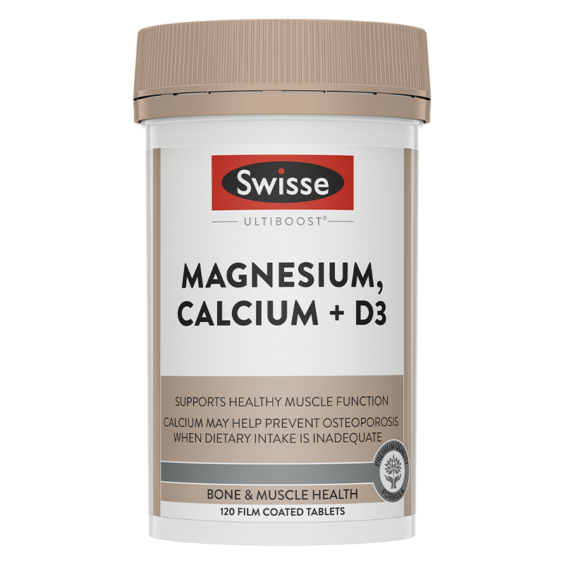 Swisse Ultiboost Magnesium, Calcium + D3