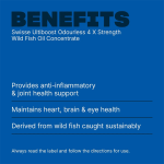Swisse Ultiboost Odourless 4 x Strength Wild Fish Oil Concentrate