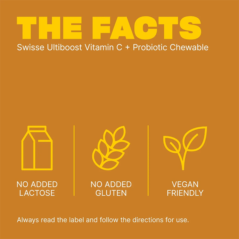 Swisse Ultiboost Vitamin C + Probiotic Chewable