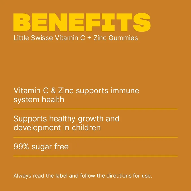 Little Swisse Vitamin C + Zinc Gummies