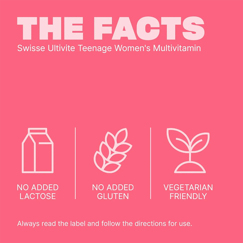 Swisse Ultivite Teenage Women's Multivitamin